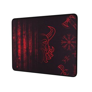 Zebronics Firestorm gaming mouse pad L for all mouse sensors with micro-textured fabric surface/ anti slip rubber base/ 440x350mm size/ 4mm thickness and a Portable roll and go design