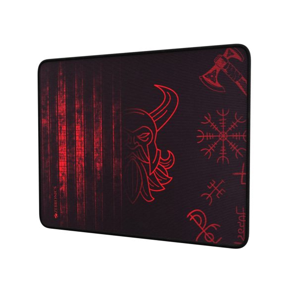 Zebronics Firestorm gaming mouse pad L for all mouse sensors with micro-textured fabric surface/ anti slip rubber base/ 440x350mm size/ 4mm thickness and a Portable roll and go design