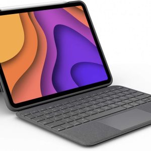 Logitech Folio Touch Backlit Keyboard Case with Trackpad for 4th 5th gen iPad Air - 920-009954