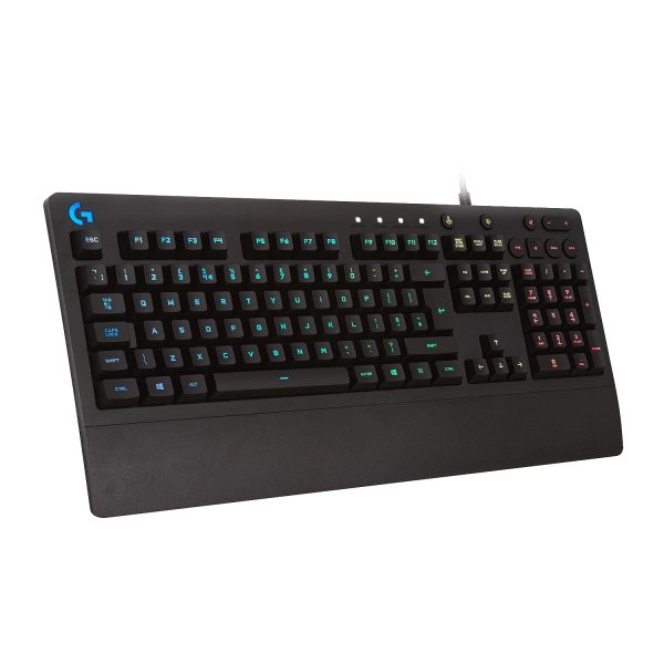 Logitech G213 PRODIGY RGB Gaming Keyboard with LIGHTSYNC RGB Backlit Keys, Spill-Resistant, Customizable Keys, Dedicated Multi-Media Keys