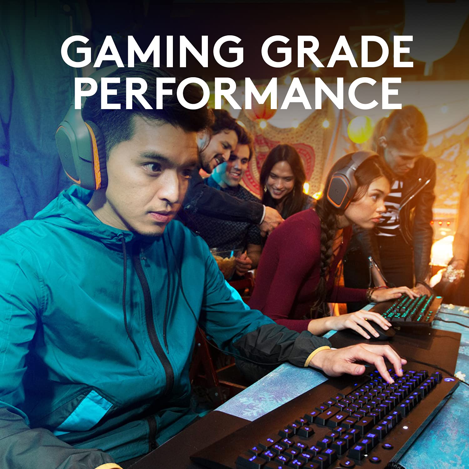 Logitech G213 PRODIGY RGB Gaming Keyboard with LIGHTSYNC RGB Backlit Keys, Spill-Resistant, Customizable Keys, Dedicated Multi-Media Keys - Image 2