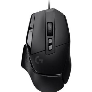Logitech G502 X Wired Gaming Mouse - LIGHTFORCE Hybrid Optical-Mechanical Primary Switches, Hero 25K Gaming Sensor, Compatible with PC/ macOS/ Windows - Black