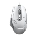 Logitech G502 X Wired Gaming Mouse - LIGHTFORCE Hybrid Optical-Mechanical Primary Switches, Hero 25K Gaming Sensor, Compatible with PC/ macOS/ Windows - White