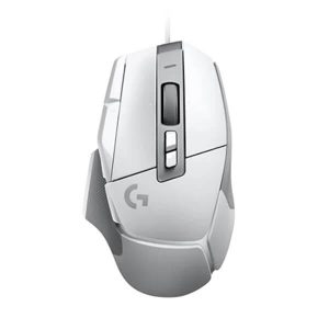 Logitech G502 X Wired Gaming Mouse - LIGHTFORCE Hybrid Optical-Mechanical Primary Switches, Hero 25K Gaming Sensor, Compatible with PC/ macOS/ Windows - White