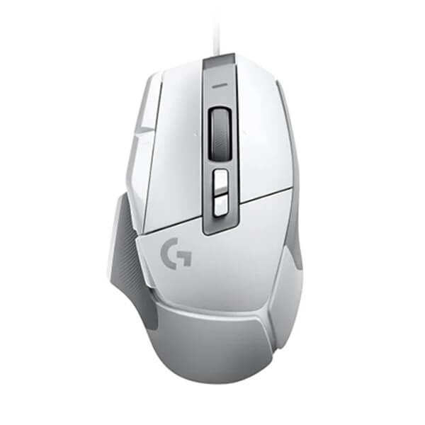 Logitech G502 X Wired Gaming Mouse - LIGHTFORCE Hybrid Optical-Mechanical Primary Switches, Hero 25K Gaming Sensor, Compatible with PC/ macOS/ Windows - White