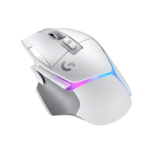 Logitech G502 X Plus Wireless RGB Gaming Mouse/ Optical Mouse with LIGHTFORCE Hybrid switches, LIGHTSYNC RGB, Hero 25K Gaming Sensor, Compatible with PC/macOS/Windows - White