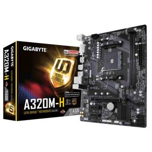 Gigabyte GA-A320M-H Ultra Durable Motherboard for AMD Ryzen Processors - AM4 Socket
