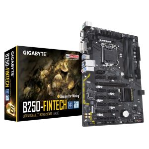 Gigabyte GA-B250-FinTech Intel Motherboard for 6th and 7th Gen Processors - LGA1151 Socket