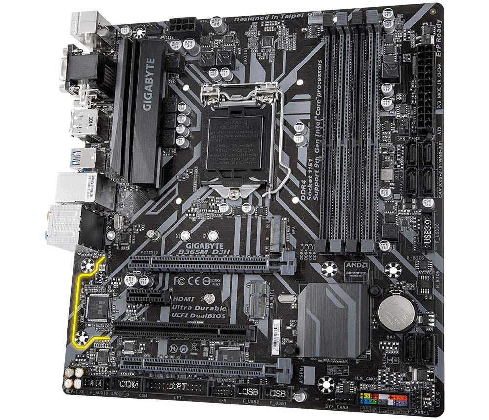 Gigabyte B365M D3H Motherboard for Intel 8th and 9th Gen Processors - LGA1151 Socket - Image 4