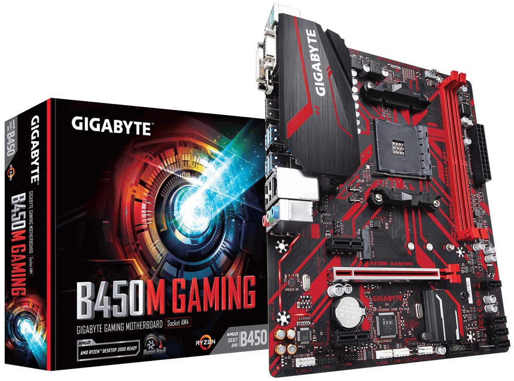 Gigabyte B450M GAMING Motherboard for AMD Ryzen Processors - AM4 Socket