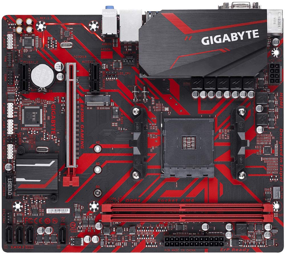 Gigabyte B450M GAMING Motherboard for AMD Ryzen Processors - AM4 Socket - Image 2
