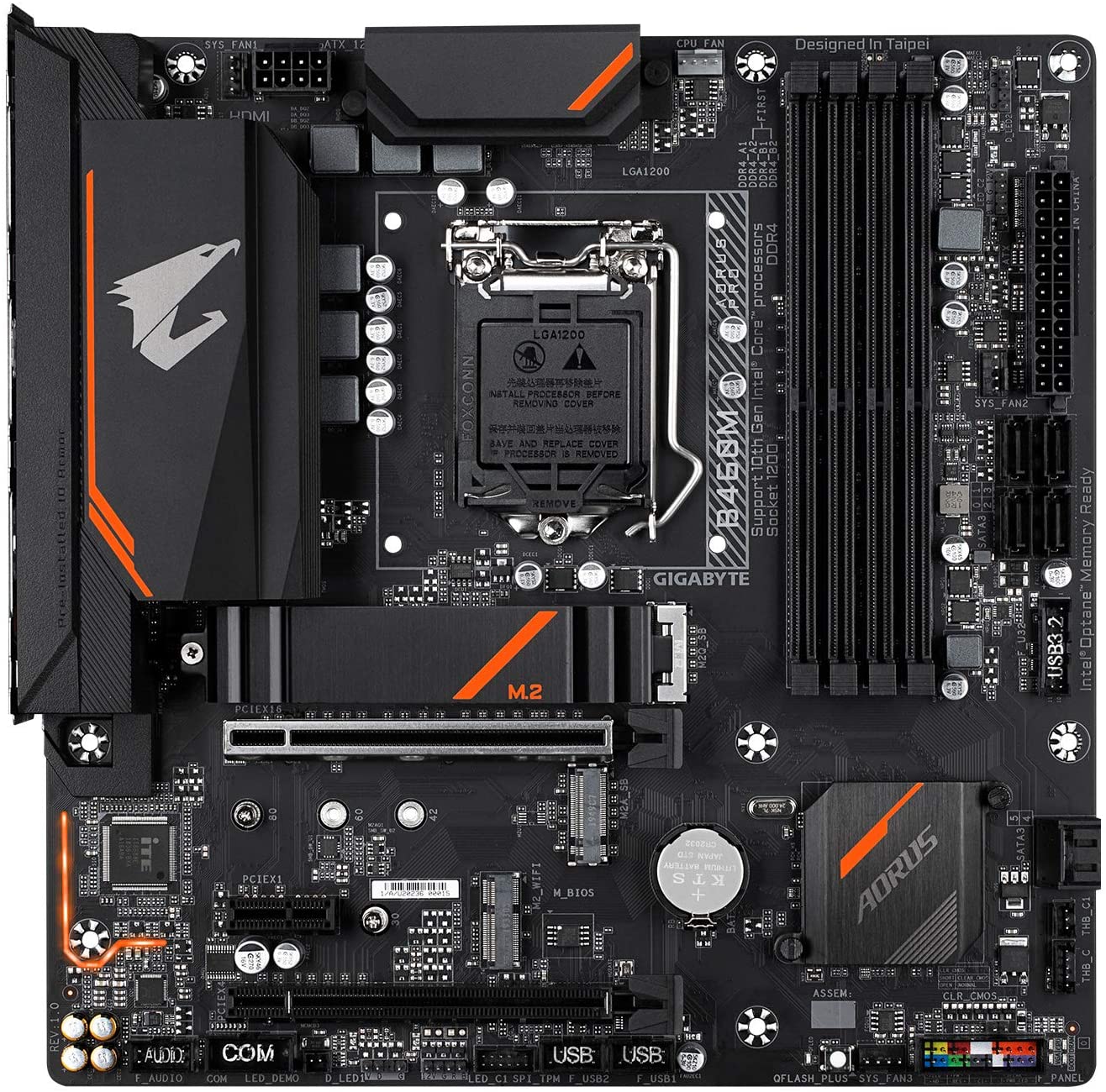Gigabyte B460M AORUS PRO GAMING Motherboard for Intel 10th Gen Processors - LGA1200 Socket - Image 2