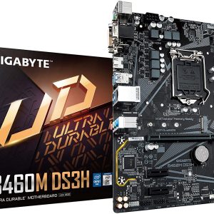Gigabyte B460M DS3H Ultra Durable Motherboard for Intel 10th Gen Processors - LGA1200 Socket
