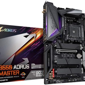 Gigabyte B550 AORUS MASTER (WiFi) GAMING Motherboard with Thunderbolt Header for 3rd Gen Ryzen Processors - AM4 Socket