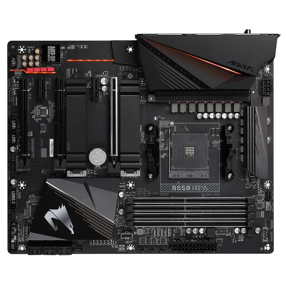 Gigabyte B550 AORUS PRO AX (WiFi) GAMING Motherboard for 3rd Gen Ryzen Processors - AM4 Socket - Image 2