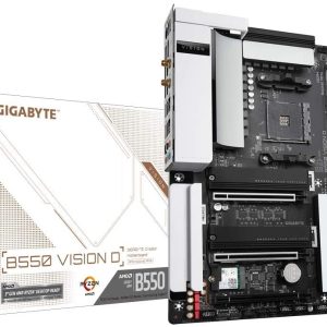 Gigabyte B550 VISION D (Wi-Fi) Motherboard for 3rd Gen Ryzen Processors - AM4 Socket (Thunderbolt 3/ 3xPCIe 4.0/3.0/ 3xM.2/ USB3.2 Gen 2 Type-C/ Intel WiFi 6/ HDMI 2.1)