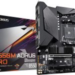 Gigabyte B550M AORUS PRO GAMING Motherboard with Thunderbolt Header for 3rd Gen Ryzen Processors - AM4 Socket