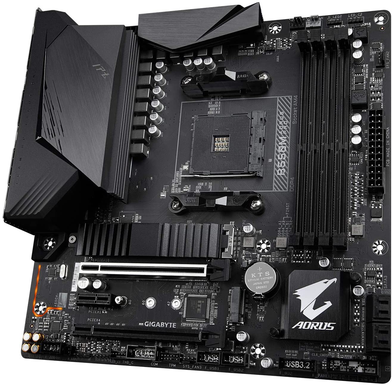 Gigabyte B550M AORUS PRO GAMING Motherboard with Thunderbolt Header for 3rd Gen Ryzen Processors - AM4 Socket - Image 3