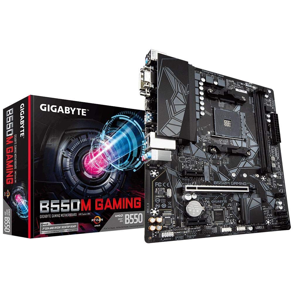 Gigabyte B550M GAMING Motherboard for 3rd Gen Ryzen Processors - AM4 Socket