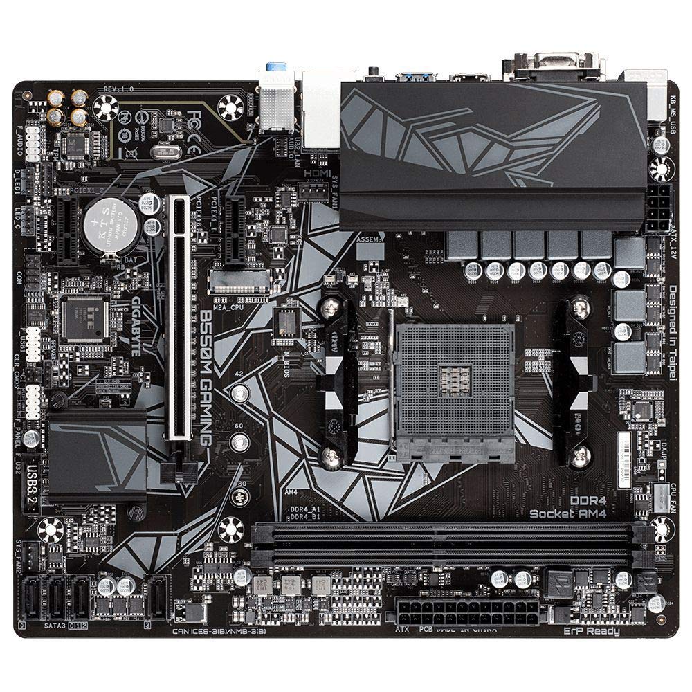 Gigabyte B550M GAMING Motherboard for 3rd Gen Ryzen Processors - AM4 Socket - Image 2