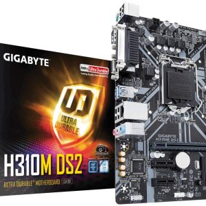 Gigabyte H310M DS2 2.0 Ultra Durable Motherboard for Intel 8th and 9th Gen Processors - LGA1151 Socket