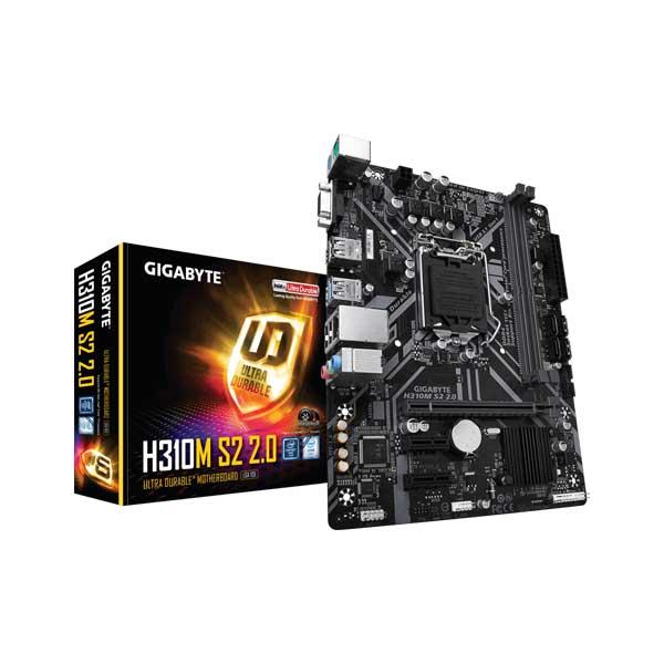 Gigabyte H310M S2 2.0 Ultra Durable Motherboard for Intel 8th and 9th Gen Processors - LGA1151 Socket