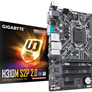 Gigabyte H310M S2P 2.0 Ultra Durable Motherboard for Intel 8th and 9th Gen Processors - LGA1151 Socket