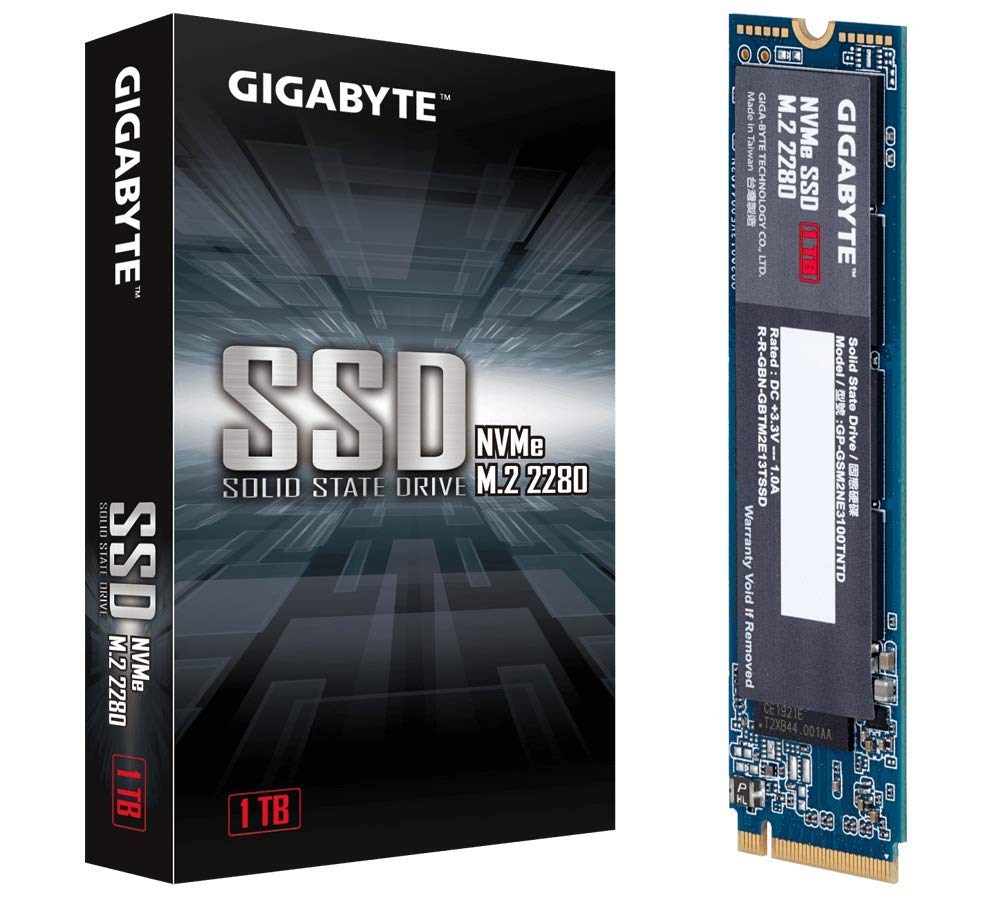 Gigabyte 1TB M.2 NVMe SSD (GP-GSM2NE3100TNTD)