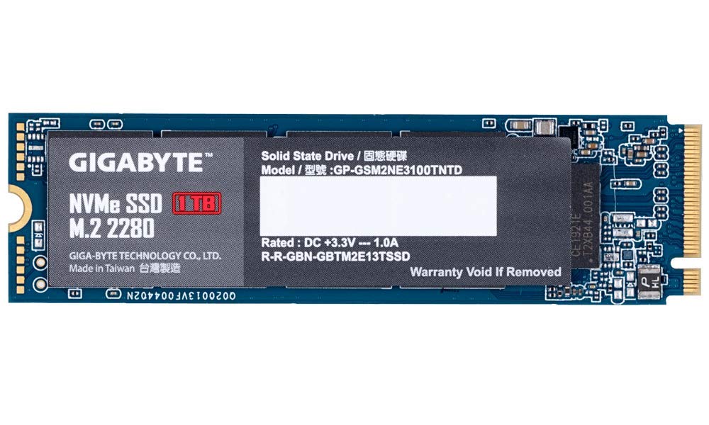 Gigabyte 1TB M.2 NVMe SSD (GP-GSM2NE3100TNTD) - Image 2