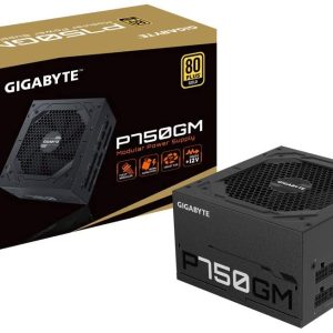 Gigabyte P750GM - 750 Watt 80 Plus Gold Certified Full Modular PSU (GP-P750GM)