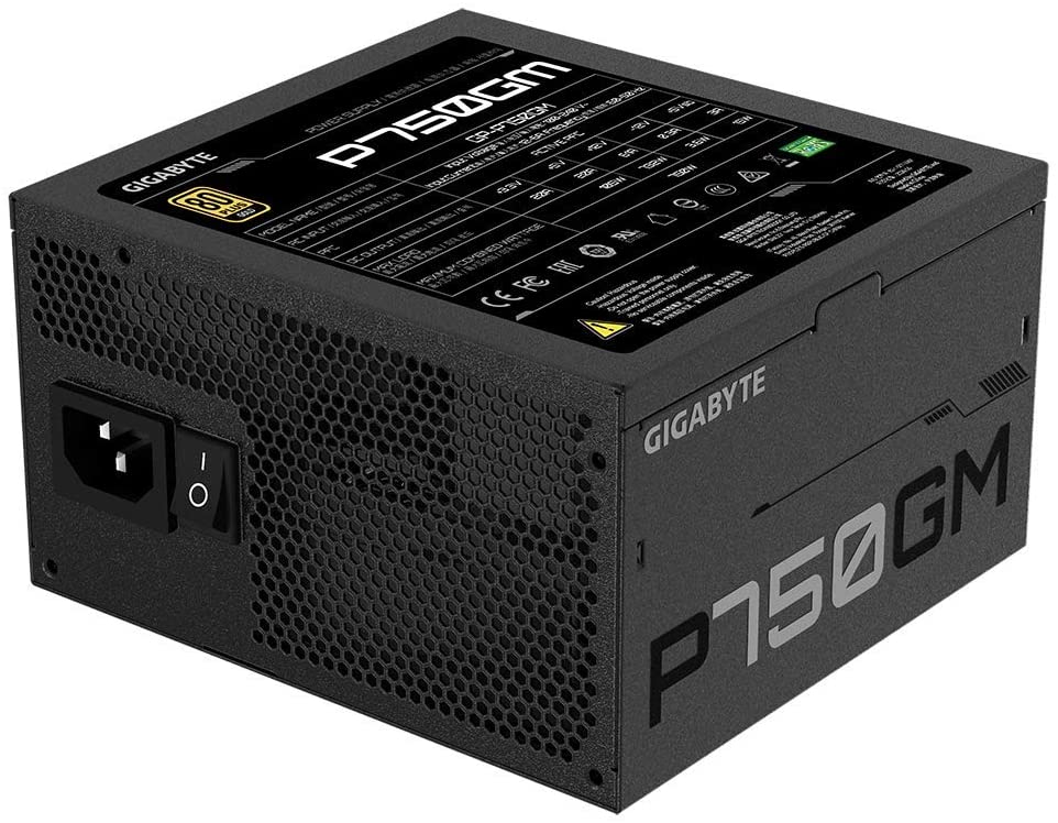 Gigabyte P750GM - 750 Watt 80 Plus Gold Certified Full Modular PSU (GP-P750GM) - Image 4