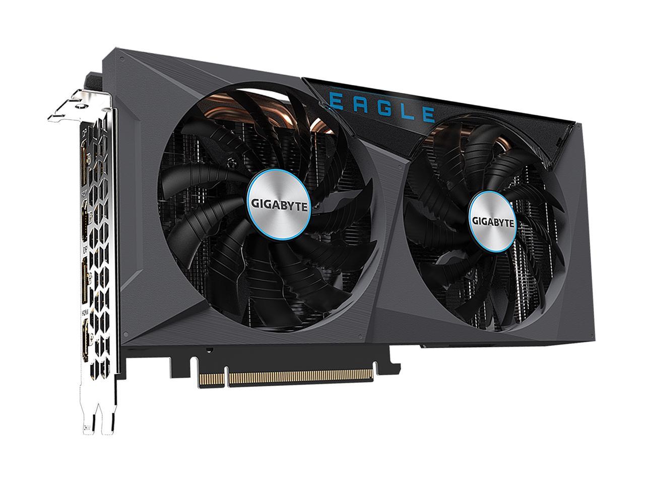 Gigabyte NVIDIA GeForce RTX 3060 Ti EAGLE OC 8GB GDDR6 256-Bit Dual Fan Graphics Card (GV-N306TEAGLE OC-8GD) - Image 3