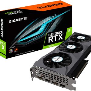 Gigabyte NVIDIA GeForce RTX 3070 EAGLE OC 8G 8GB GDDR6 256-Bit Triple Fan Graphics Card (GV-N3070EAGLE OC-8GD)