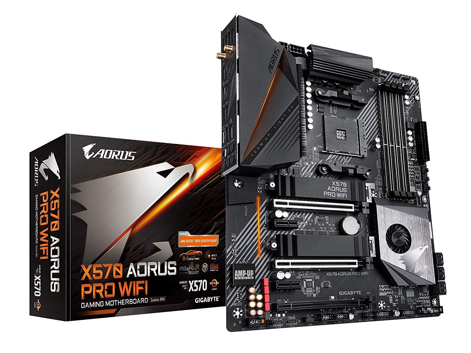 Gigabyte X570 AORUS PRO WIFI GAMING Motherboard for 2nd/ 3rd Gen Ryzen Processors - AM4 Socket