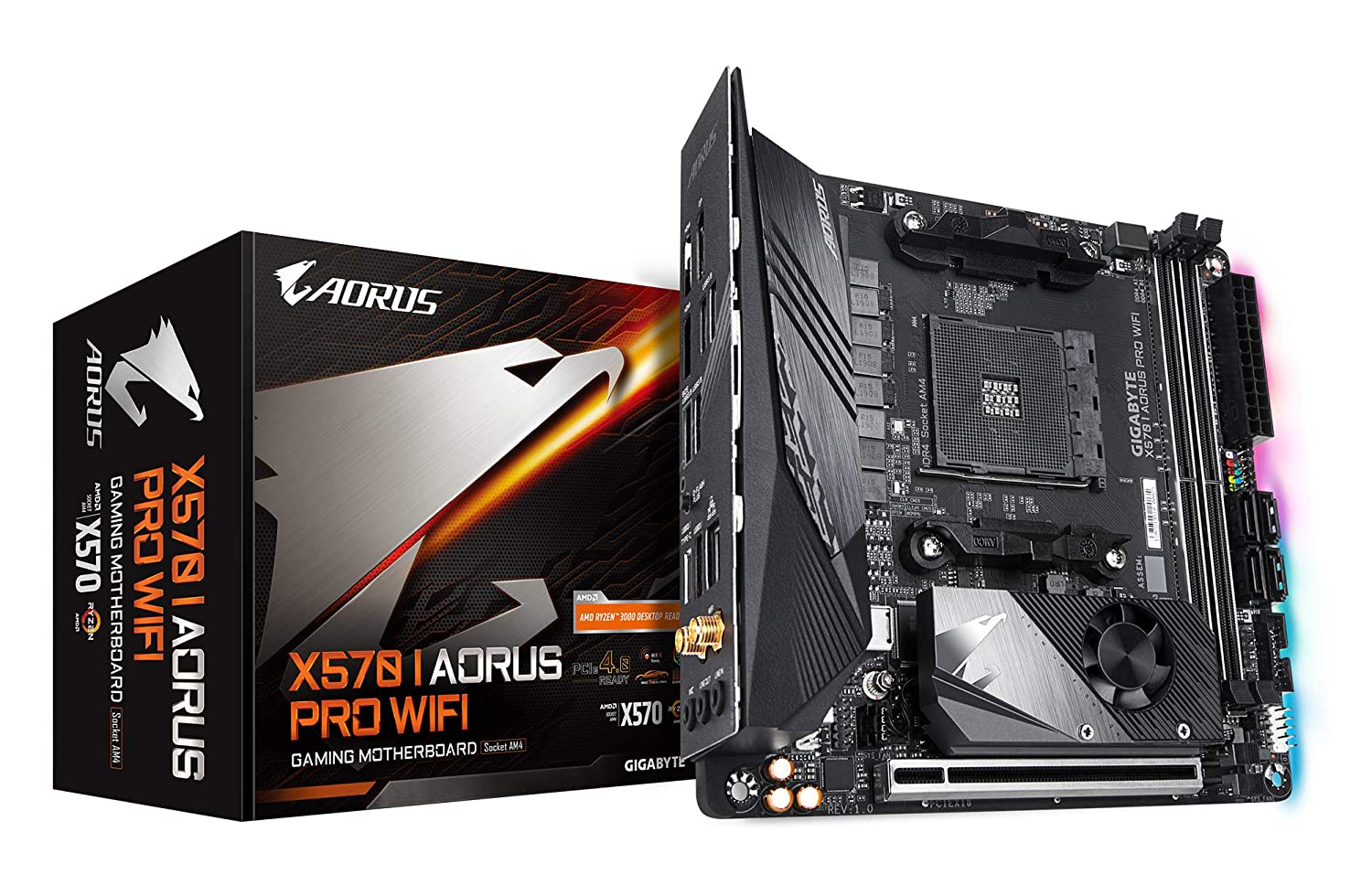 Gigabyte X570 I AORUS PRO WIFI Motherboard for Ryzen 5000 Series/ 2nd Gen/ 3rd Gen Processors - AM4 Socket