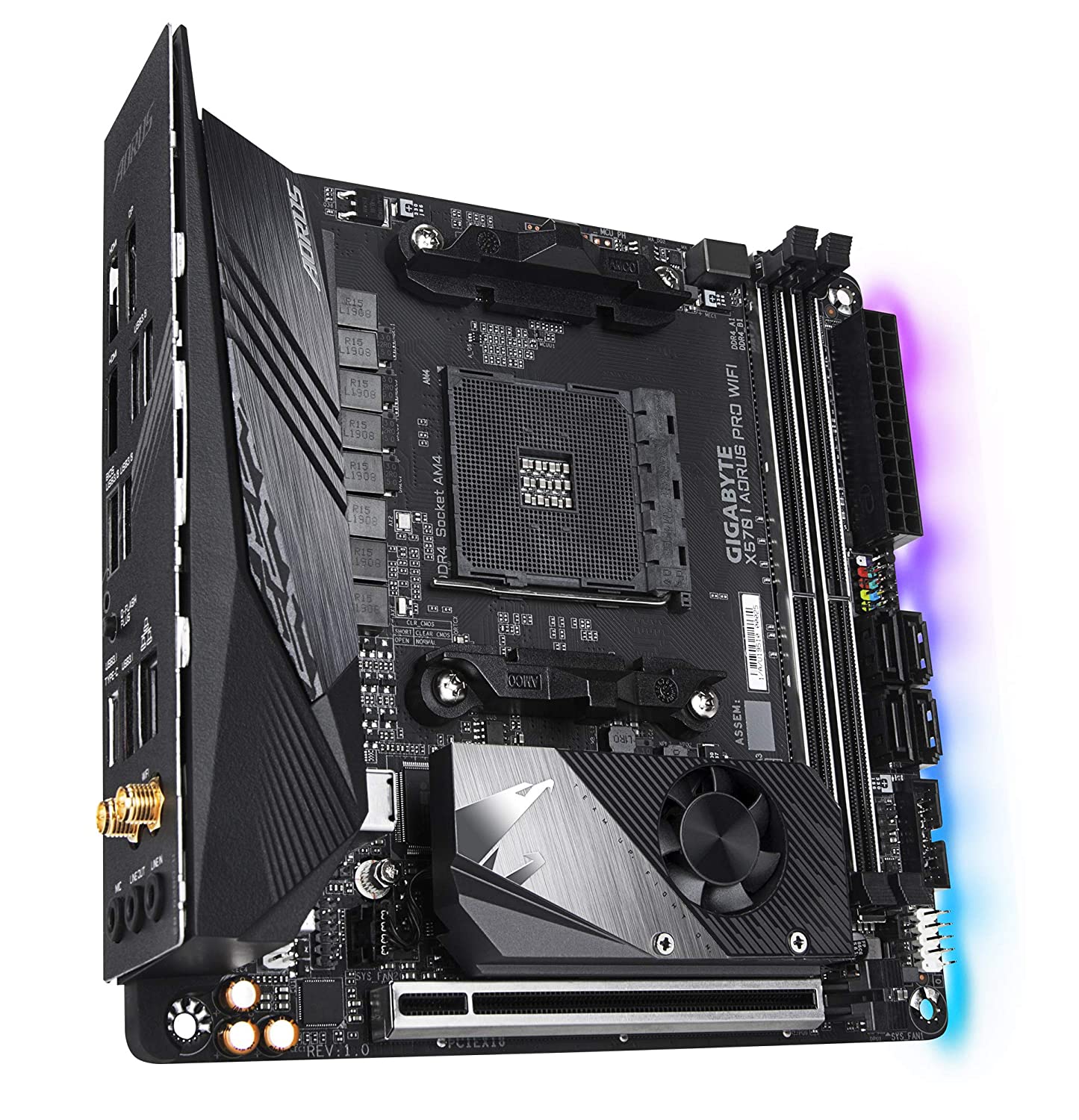 Gigabyte X570 I AORUS PRO WIFI Motherboard for Ryzen 5000 Series/ 2nd Gen/ 3rd Gen Processors - AM4 Socket - Image 3