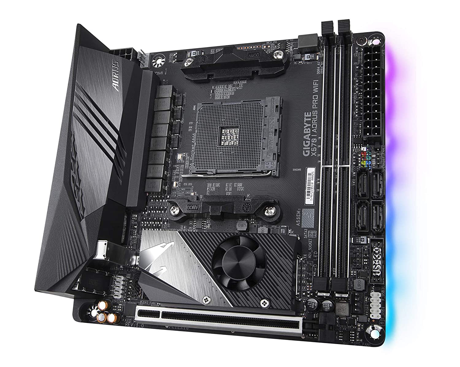 Gigabyte X570 I AORUS PRO WIFI Motherboard for Ryzen 5000 Series/ 2nd Gen/ 3rd Gen Processors - AM4 Socket - Image 4