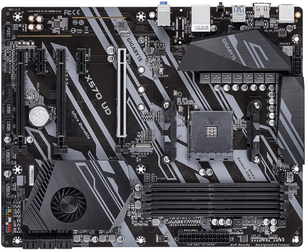 Gigabyte X570 UD Ultra Durable Motherboard for 2nd/ 3rd Gen Ryzen Processors - AM4 Socket - Image 2
