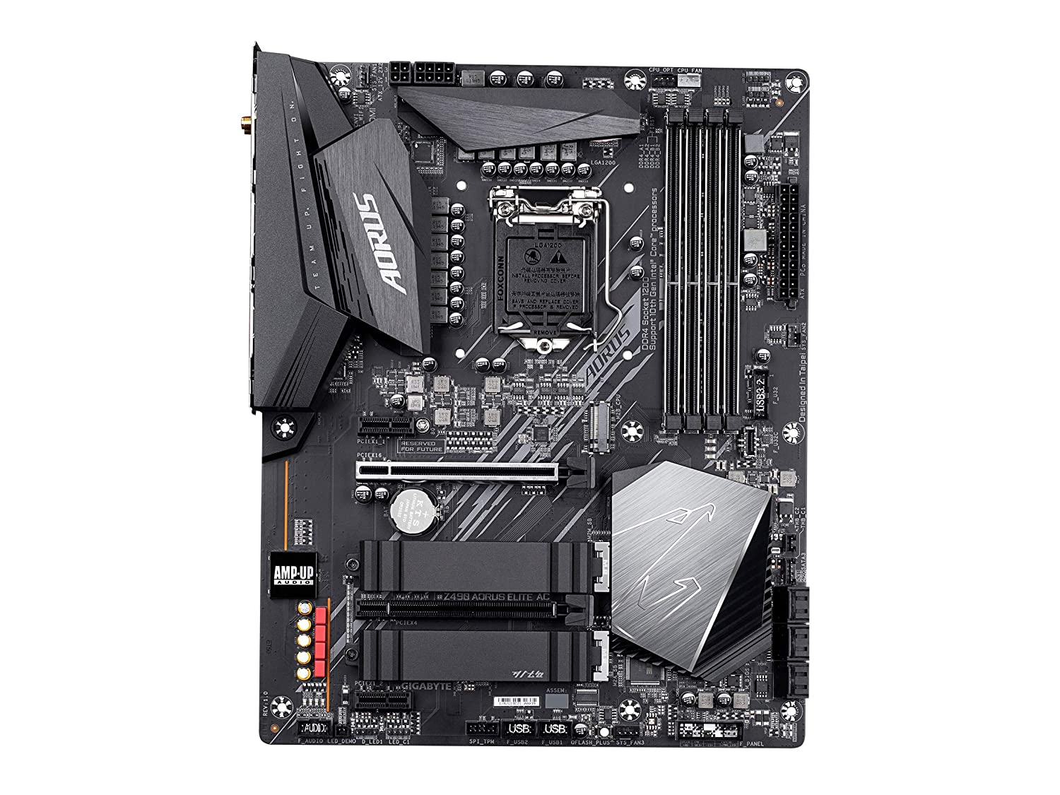Gigabyte Z490 AORUS ELITE AC (WiFi) Motherboard for Intel 10th Gen Processors - LGA1200 Socket - Image 2