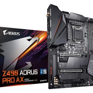 Gigabyte Z490 AORUS PRO AX (WiFi) GAMING Motherboard for Intel 10th Gen Processors - LGA1200 Socket