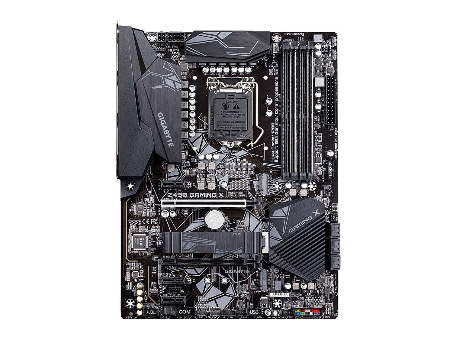 Gigabyte Z490 GAMING X Motherboard for Intel 10th Gen Processors - LGA1200 Socket - Image 2
