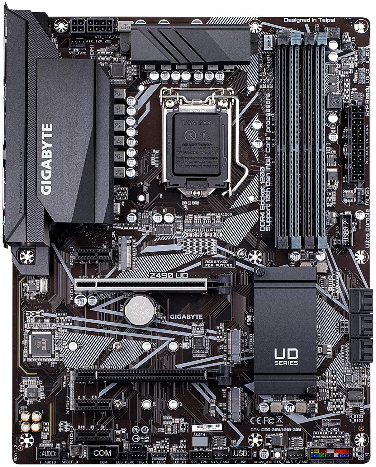 Gigabyte Z490 UD Ultra Durable Motherboard for Intel 10th Gen Processors - LGA1200 Socket - Image 2