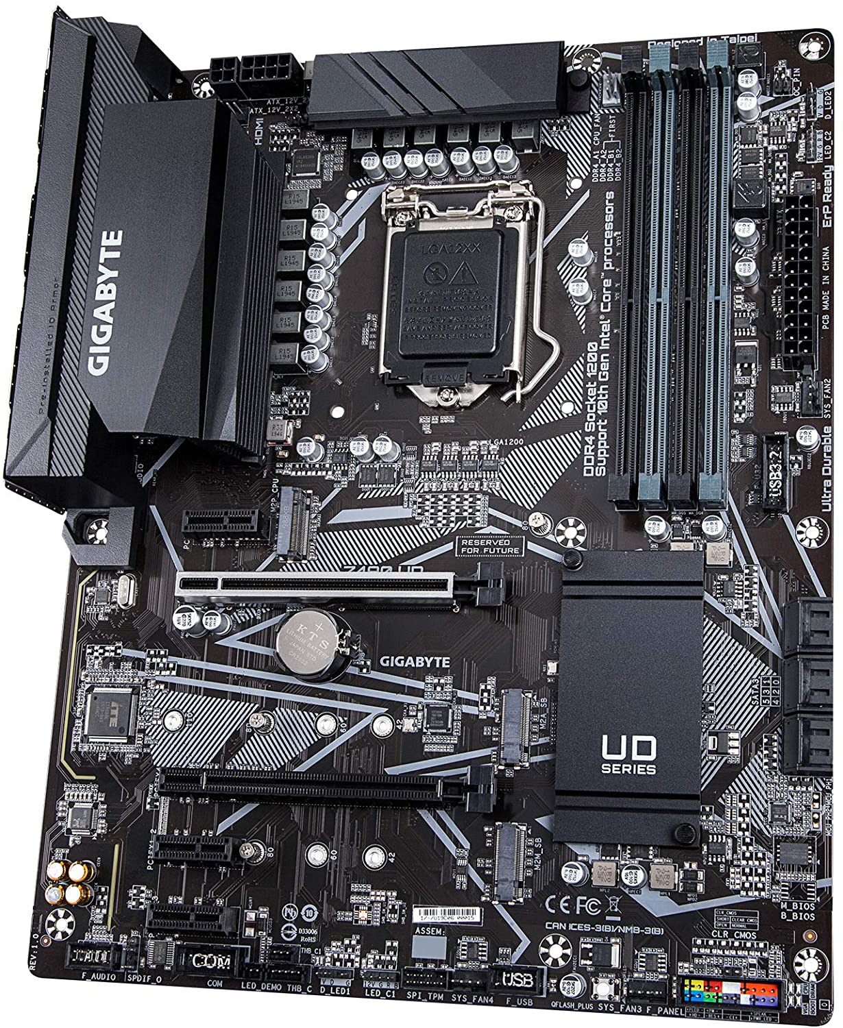 Gigabyte Z490 UD Ultra Durable Motherboard for Intel 10th Gen Processors - LGA1200 Socket - Image 3