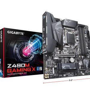 Gigabyte Z490M GAMING X Motherboard for Intel 10th Gen Processors - LGA1200 Socket