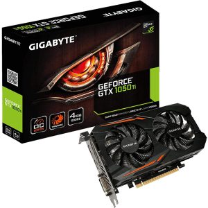 Gigabyte NVIDIA GeForce GTX 1050 Ti OC 4G 4GB GDDR5 128-Bit Dual Fan Graphics Card (GV-N105TOC-4GD)