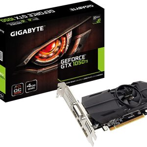 Gigabyte NVIDIA GeForce GTX 1050 Ti OC Low Profile 4G 4GB GDDR5 128-Bit Turbo Fan Graphics Card (GV-N105TOC-4GL)