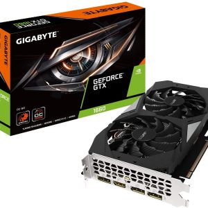 Gigabyte GeForce GTX 1660 OC 6G 6GB GDDR5 192-Bit Dual Fan Graphics Card (GV-N1660OC-6GD)