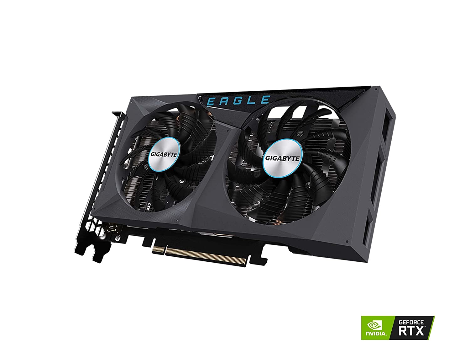 Gigabyte NVIDIA GeForce RTX 3050 EAGLE 8G 8GB GDDR6 128-Bit Dual Fan Graphics Card (GV-N3050EAGLE-8GD) - Image 3