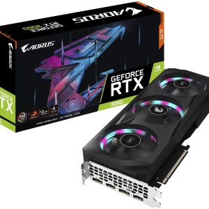 Gigabyte NVIDIA AORUS GeForce RTX 3060 ELITE 12G 12GB GDDR6 192-Bit Triple Fan Graphics Card (GV-N3060AORUS E-12GD)
