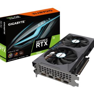 Gigabyte NVIDIA GeForce RTX 3060 Eagle OC 12G 12GB GDDR6 192-Bit Dual Fan Graphics Card (GV-N3060EAGLE OC-12GD)